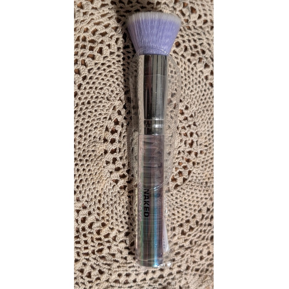 NEW Naked Sundays Holographic SPF Foundation Buffing Brush Synthetic Fiber